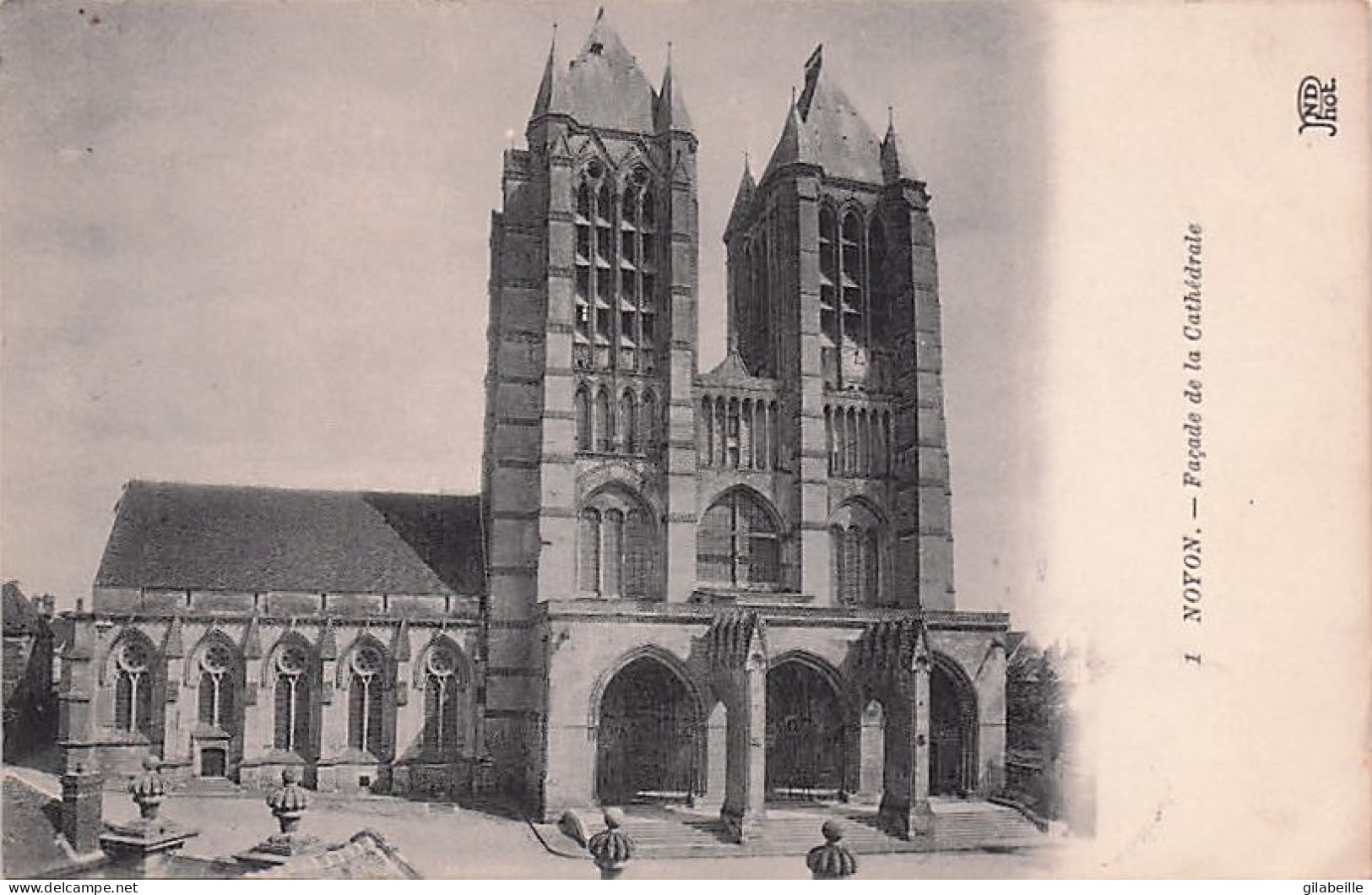 60 - Oise - NOYON - Facade De La Cathedrale - Noyon