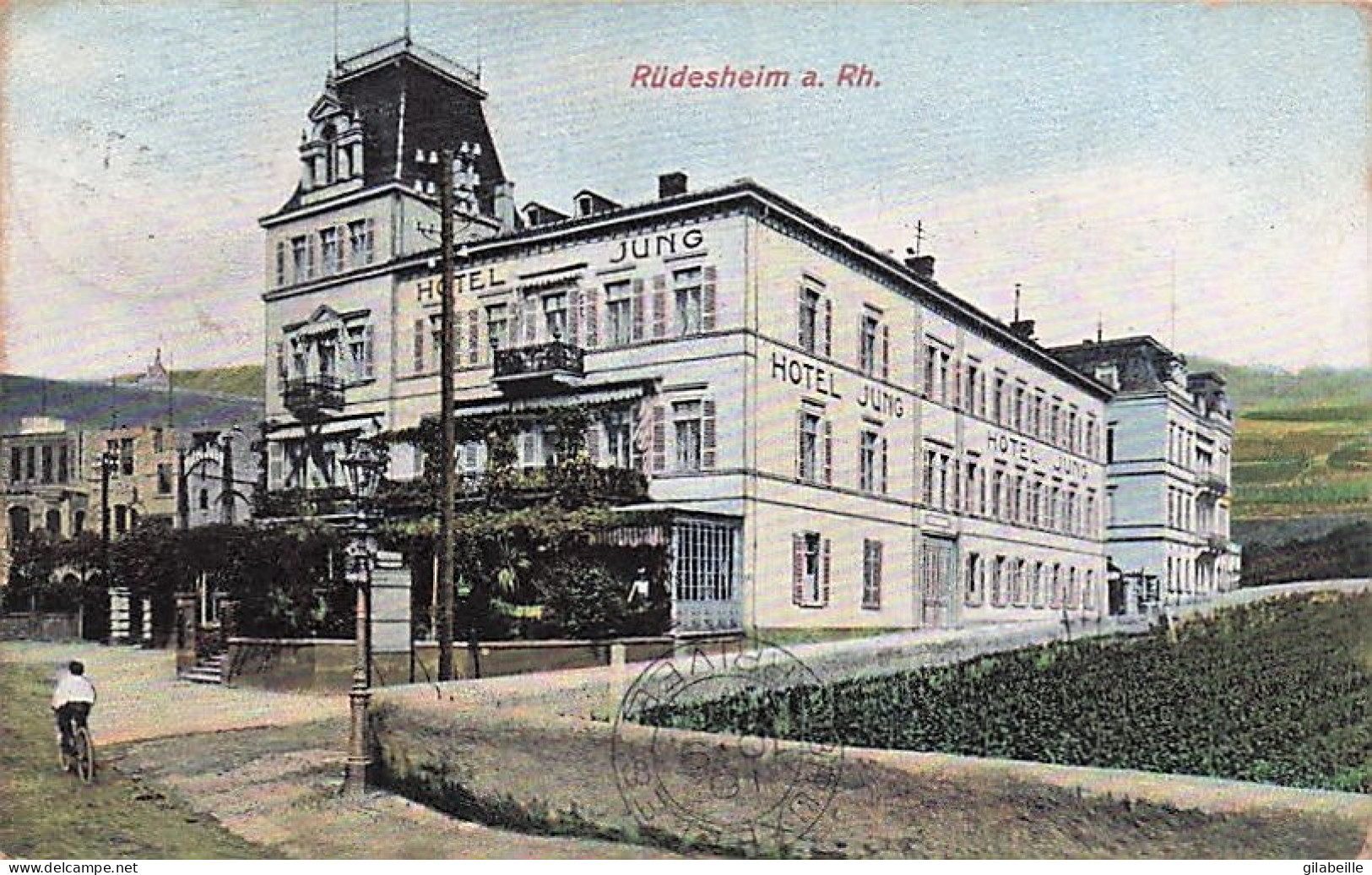 RUDESHEIM  - Hotel Jung - 1906 - Rüdesheim A. Rh.
