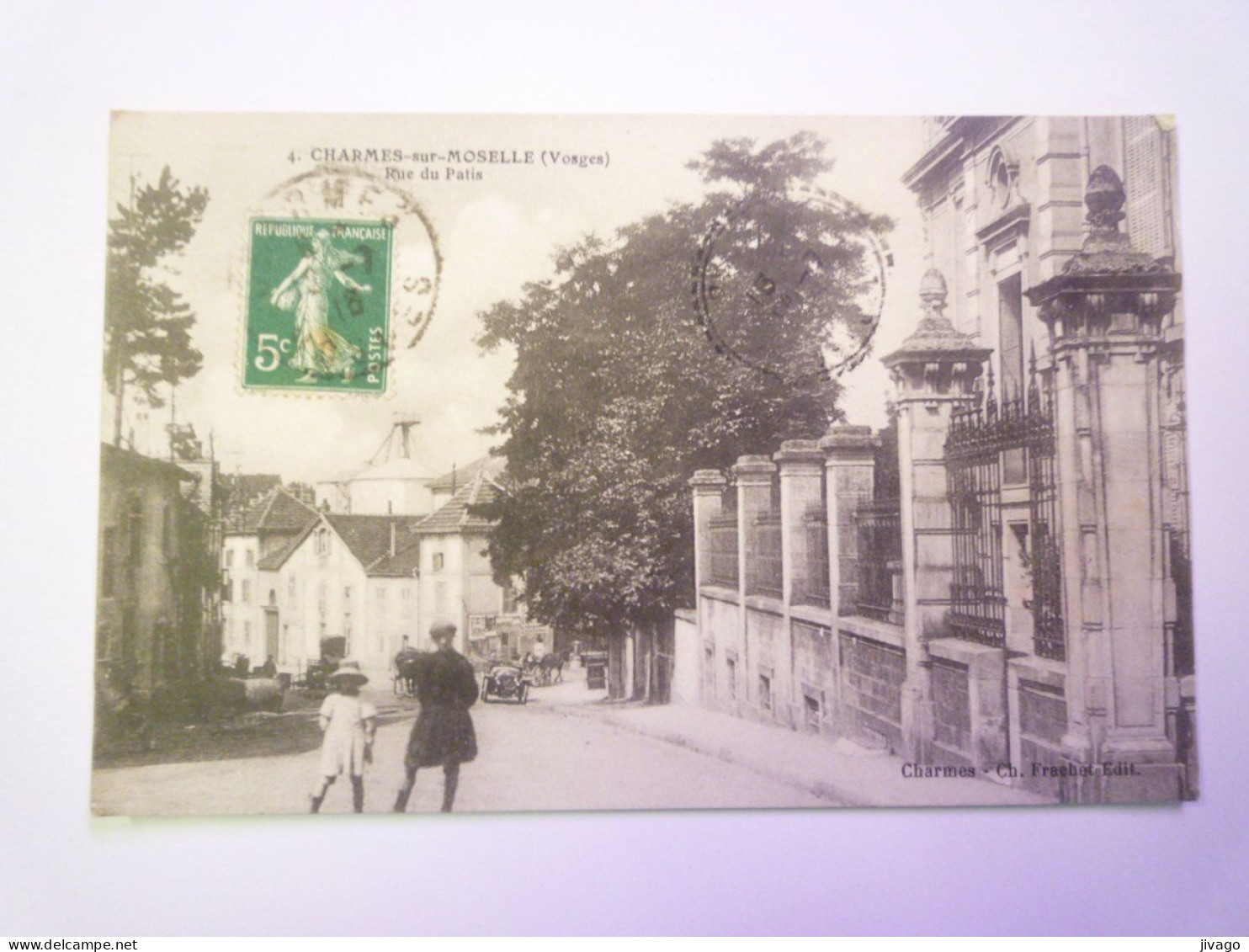 2024 - 1701  CHARMES-sur-MOSELLE  (Vosges)  :  Rue Du PATIS   1916    XXX - Charmes