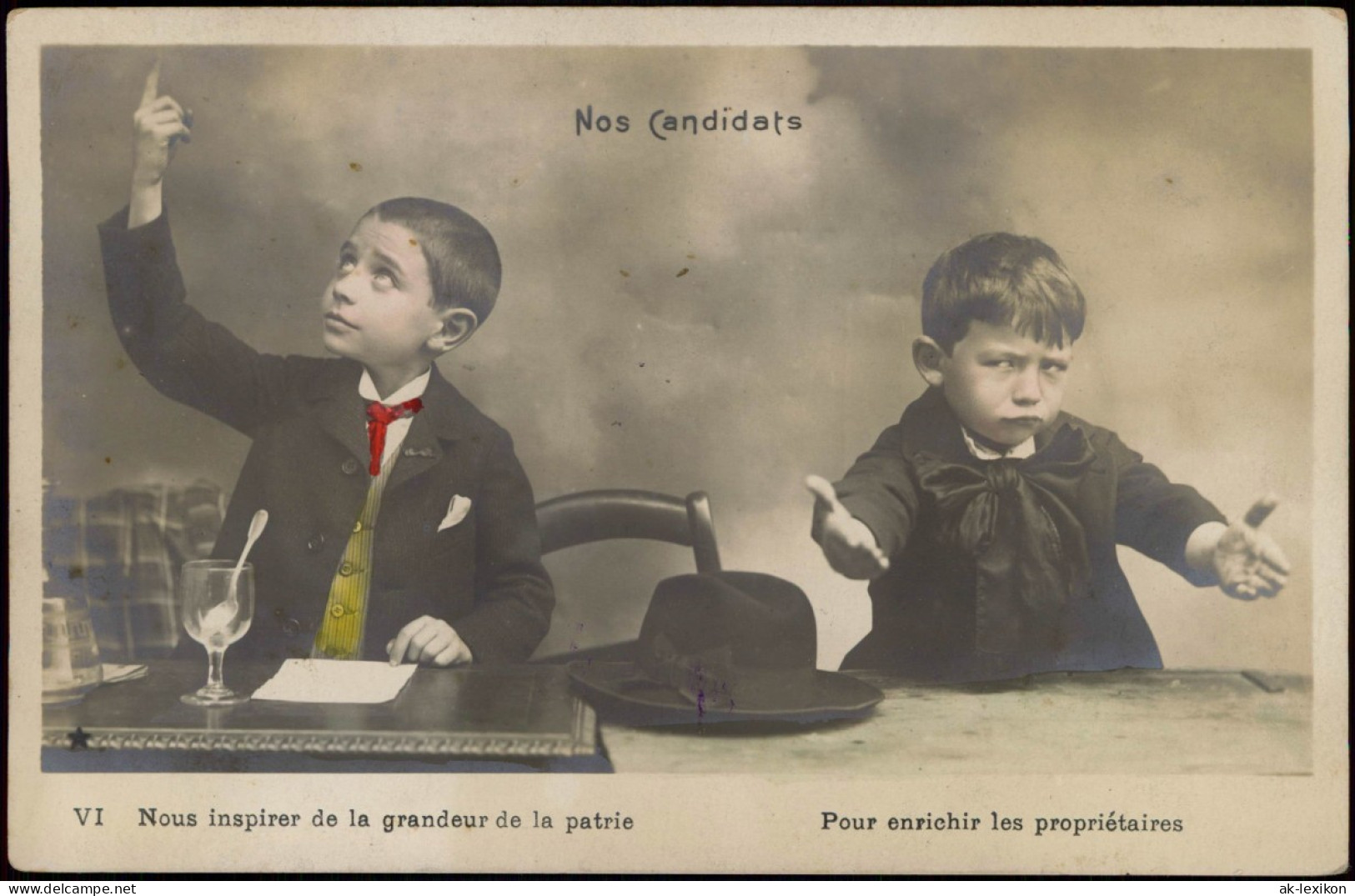 Ansichtskarte  Jungen Kinder Jung Auf Alt Nos Candidats 2 1913 - Abbildungen