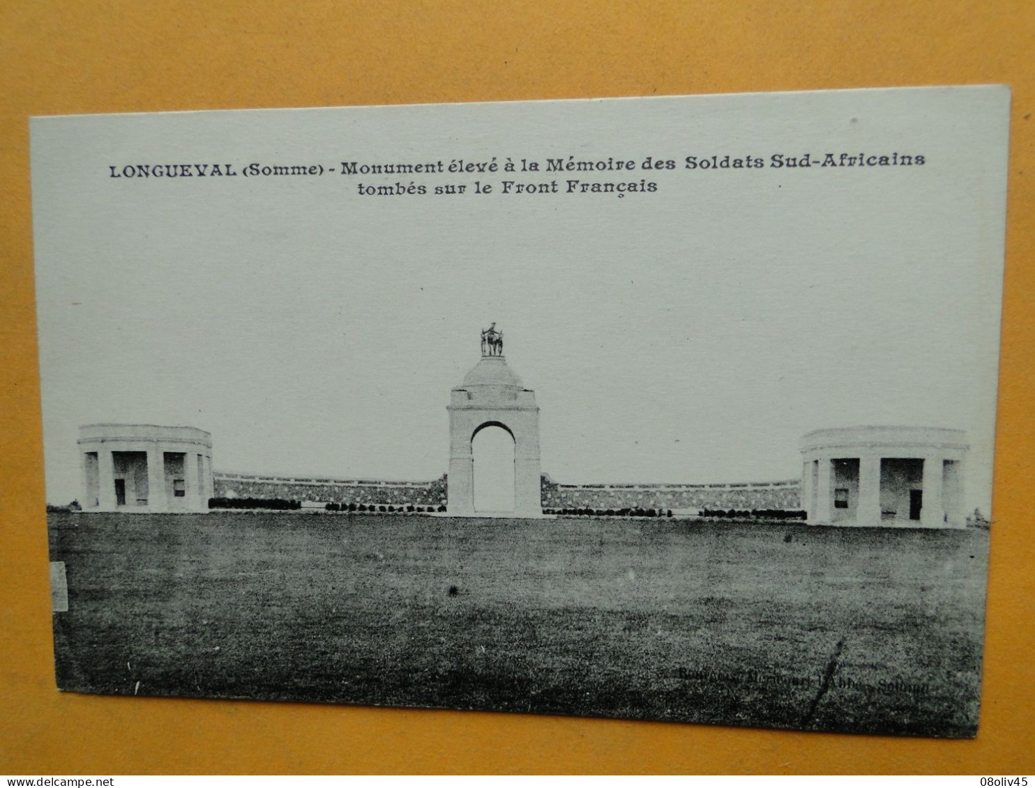 LONGUEVAL -- Monument à La Mémoire Des Soldats Sud-Africains Tombés Sur Le Front Français - Kriegerdenkmal