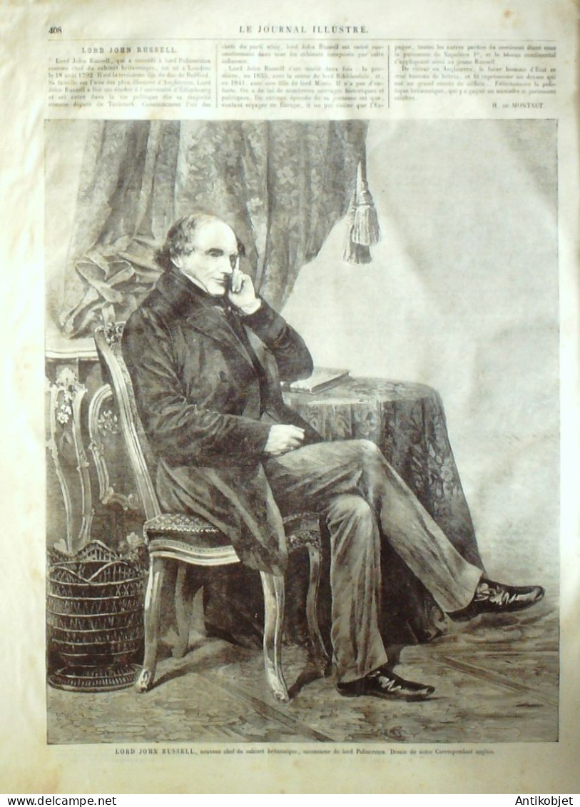 Le Journal Illustré 1865 N°97 Anduze (30) Algérie Béni-Mered Alger Sid-Ahmed-Ben-Youssef - 1850 - 1899