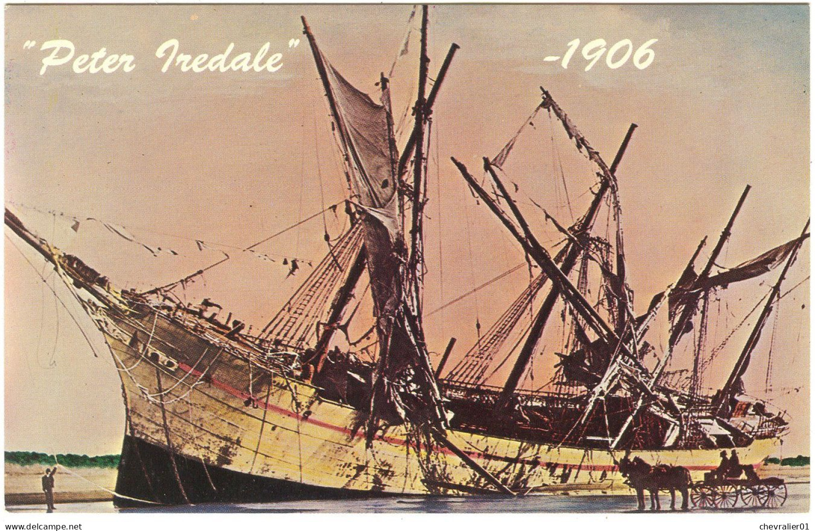 CPA-bateaux_voiliers_peter Iredale_01a_naufrage 1906-wreck-bateau-sailingboat-repro 60's - Zeilboten