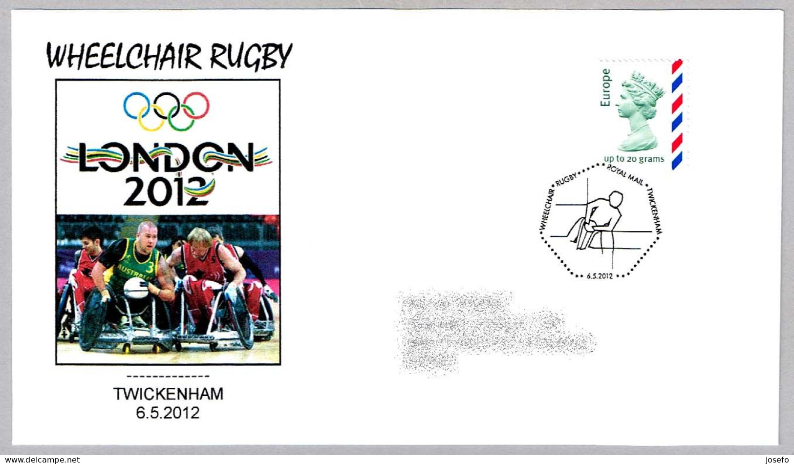 London 2012 WHEELCHAIR RUGBY. Twickenham 2012 - Summer 2012: London