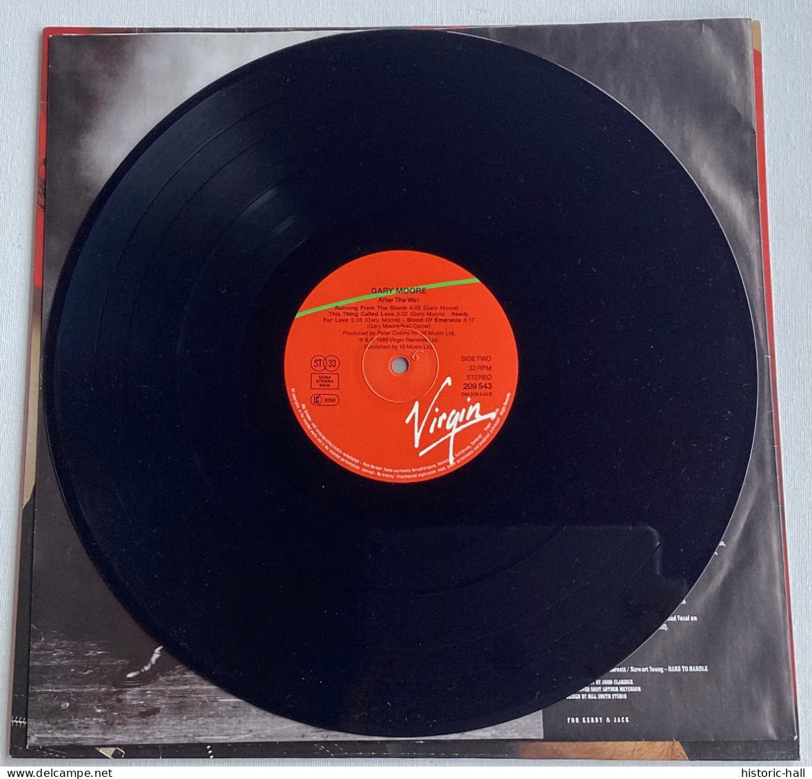 GARY MOORE - After The War - LP - 1989 - German Press - Hard Rock En Metal