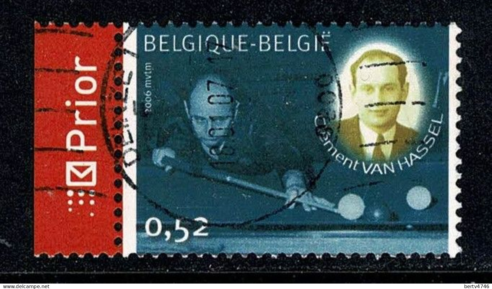 Belg. 2006 - 3503, Yv 3488, Mi 3551 Biljart / Billiard - Van Hassel - Used Stamps