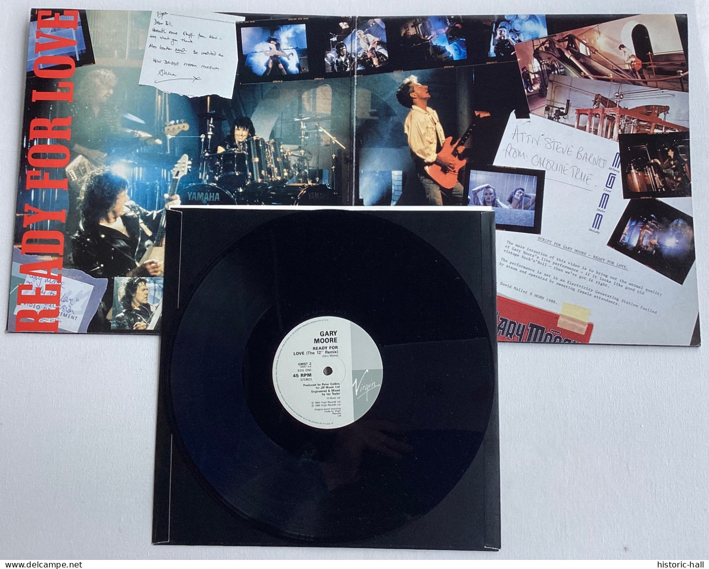 GARY MOORE - Ready For Love - MAXI - 1989 - UK Press - Hard Rock En Metal