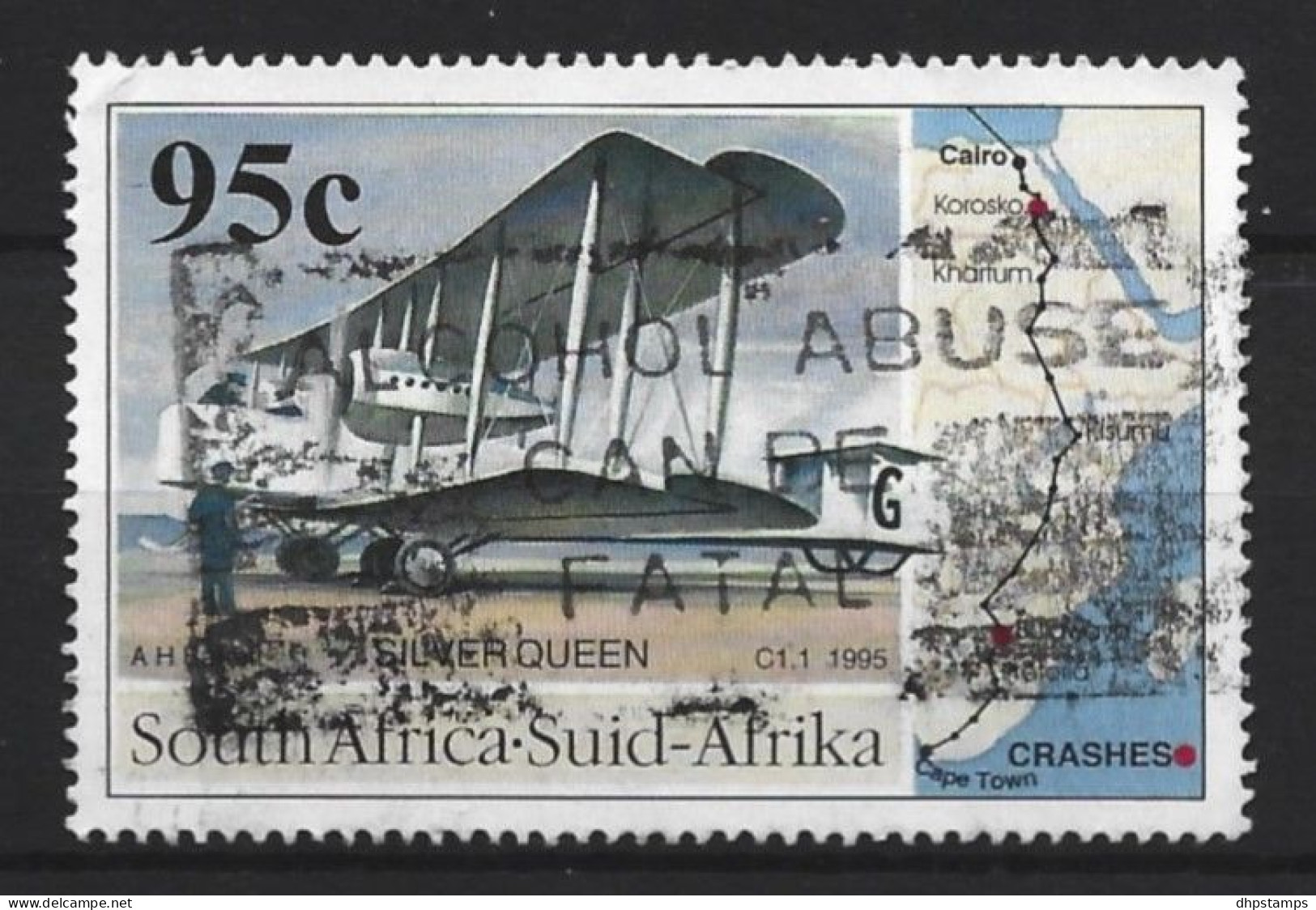 S. Afrika 1995  Aviation  Y.T. 868 (0) - Used Stamps