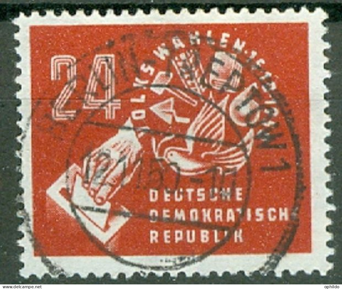 DDR   Yvert  27  Ob  TB   - Used Stamps