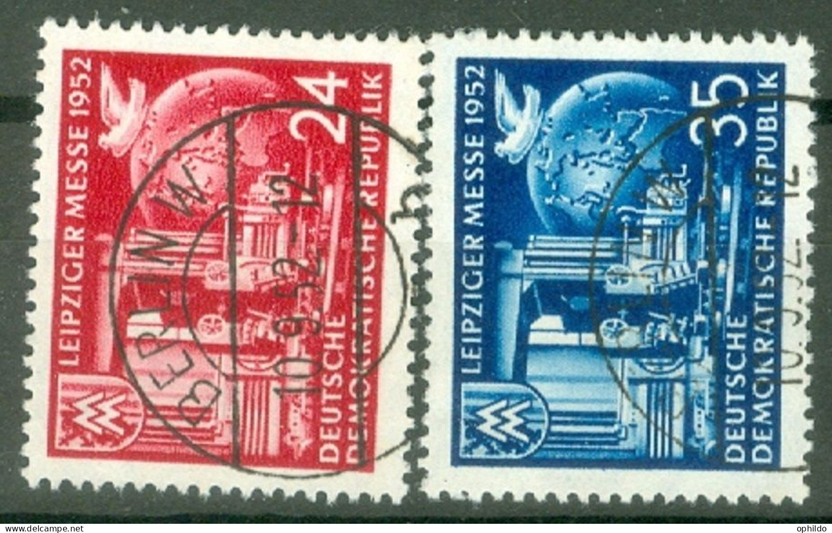 DDR   Yvert  67/68  Ob  TB  - Used Stamps