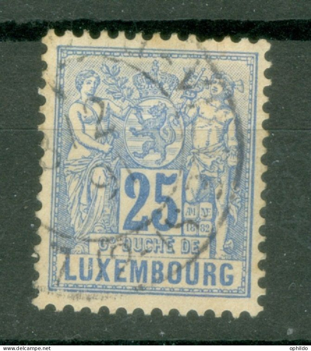 Luxembourg   Yvert  52  Ob  TB   - 1882 Alegorias
