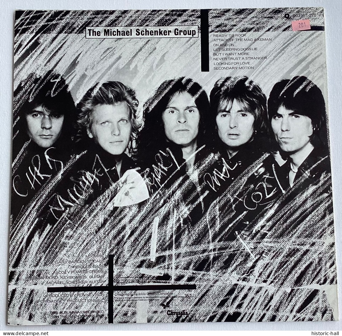 THE MICHAEL SCHENKER GROUP - MSG  - LP  - 1981 - German Press - Hard Rock & Metal