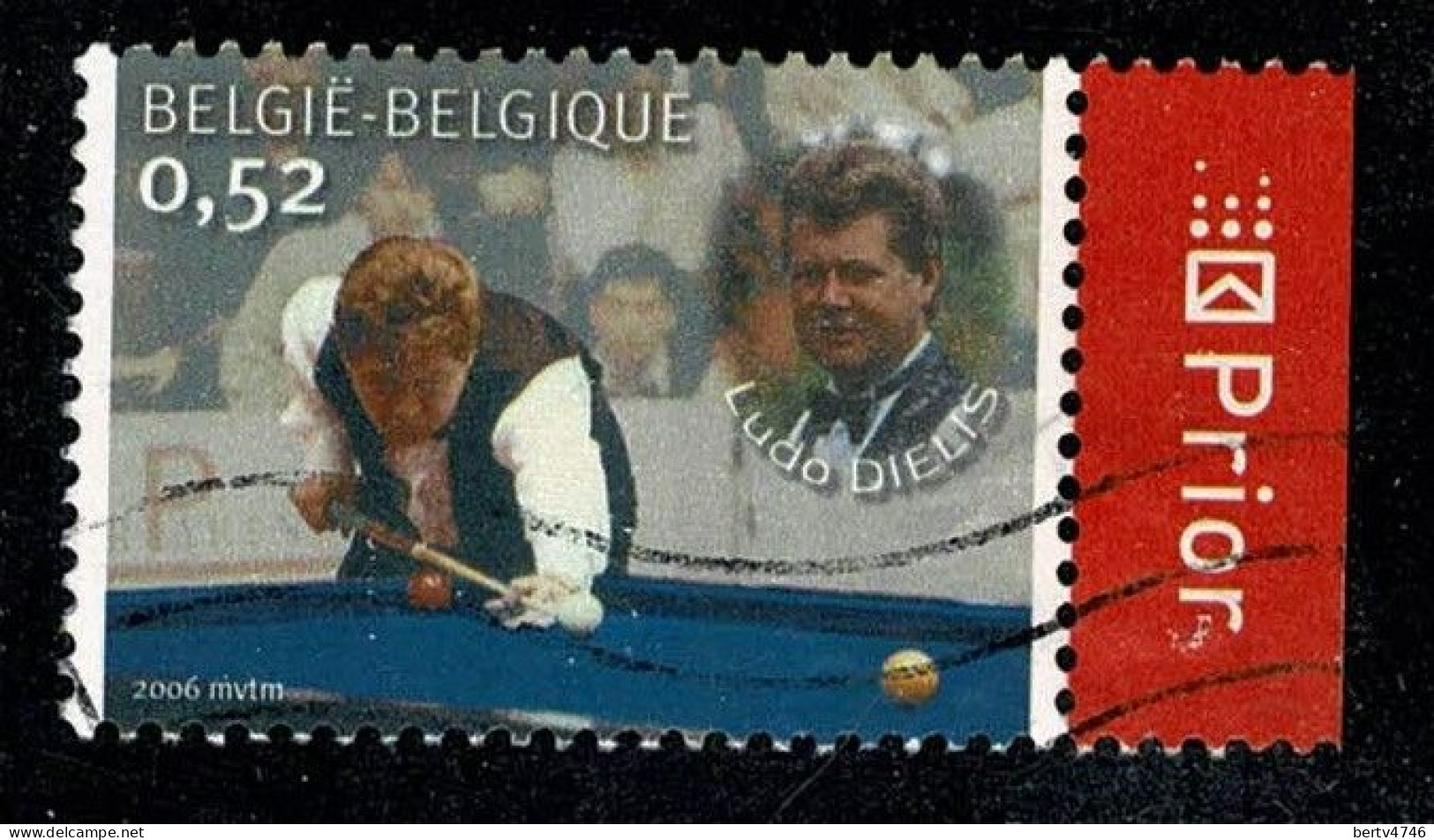 Belg. 2006 - 3511, Yv 3492, Mi 3559 Biljart / Billiard - Dielis - Usati