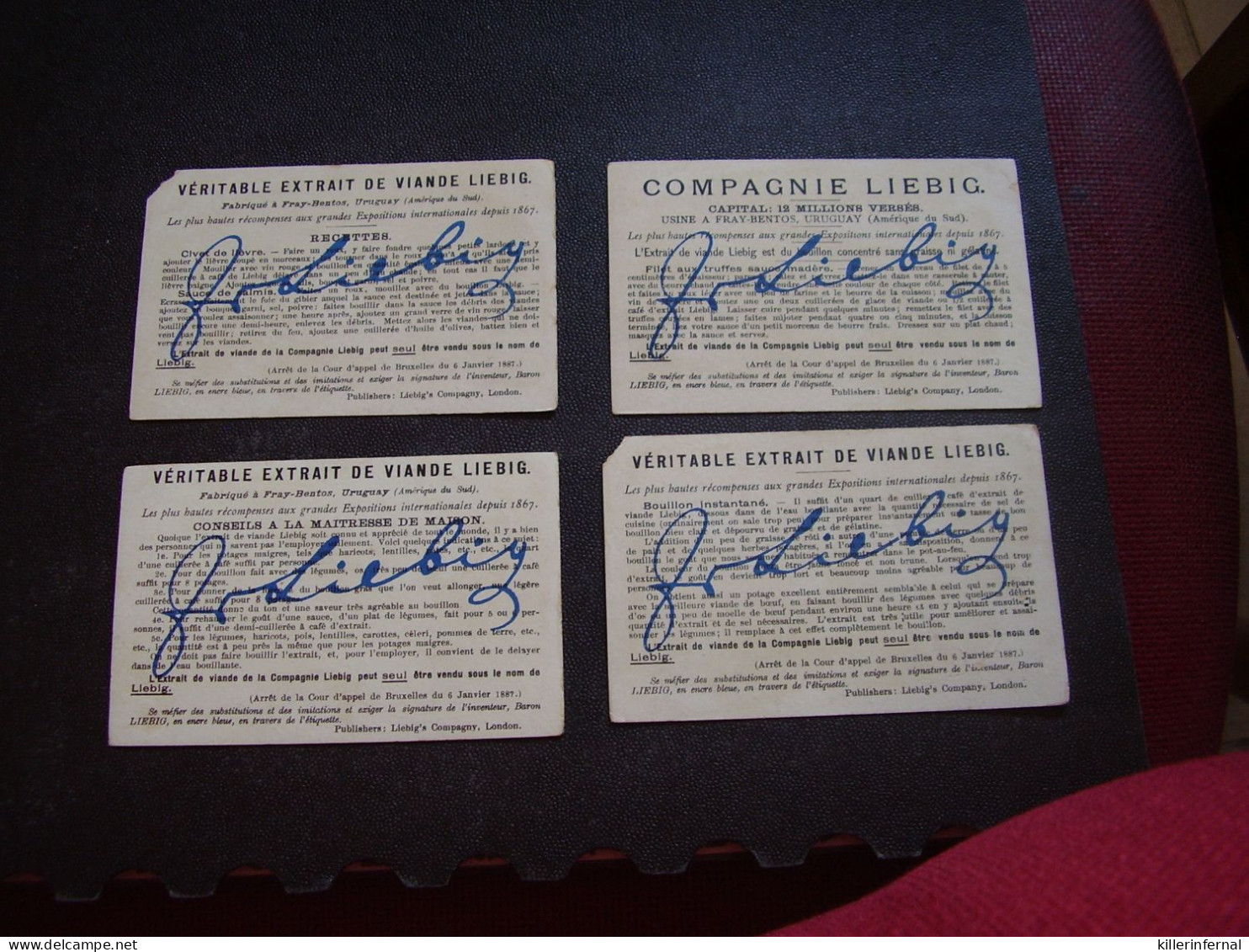 Original Old Cards Chromos Liebig S 211 Cendrillon Incomplet - Liebig