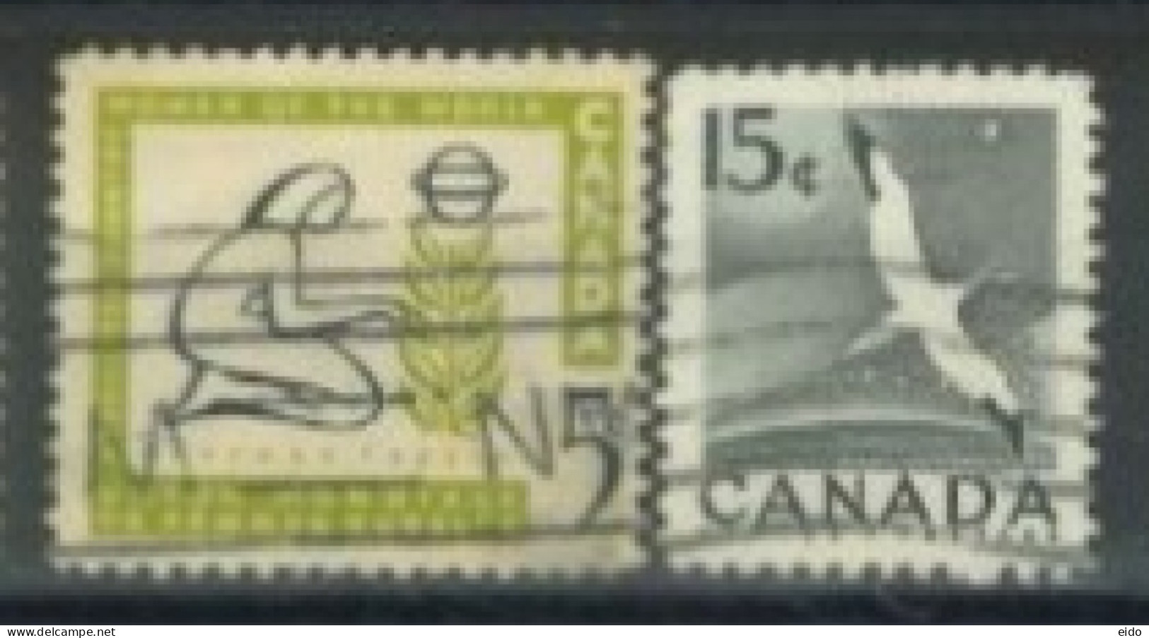 CANADA -  STAMPS SET OF 2, USED. - Used Stamps