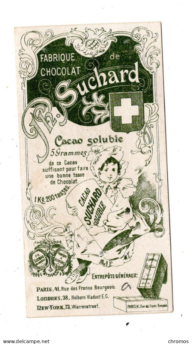Chromo Chocolat Suchard S 63 / A, Serie Coléoptères, Scarabées, Käfer - Suchard