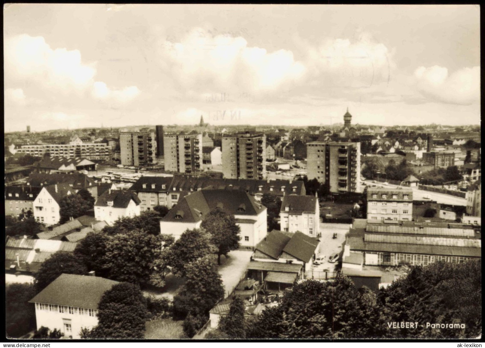 Ansichtskarte Velbert Stadt, Hochhäuser 1967 - Velbert
