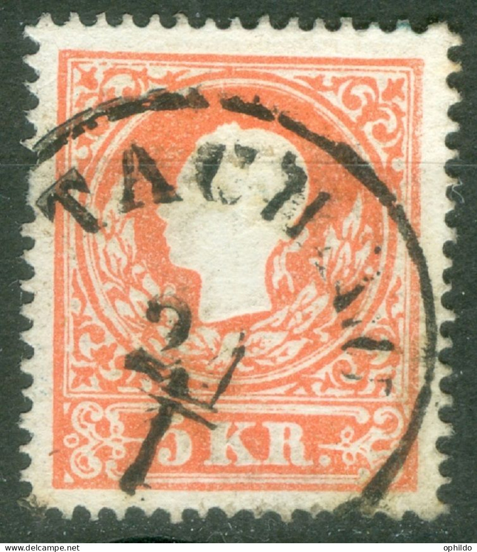 Autriche  Yv 8  Ou  ANK 13 I  Ob TB  Obli Tachau  - Used Stamps