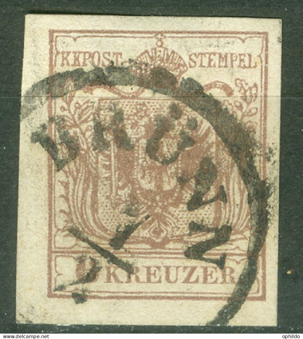 Autriche  Yv 4 B  Ou  Mi 4 Y Ob TB  Obli Brünn   - Used Stamps