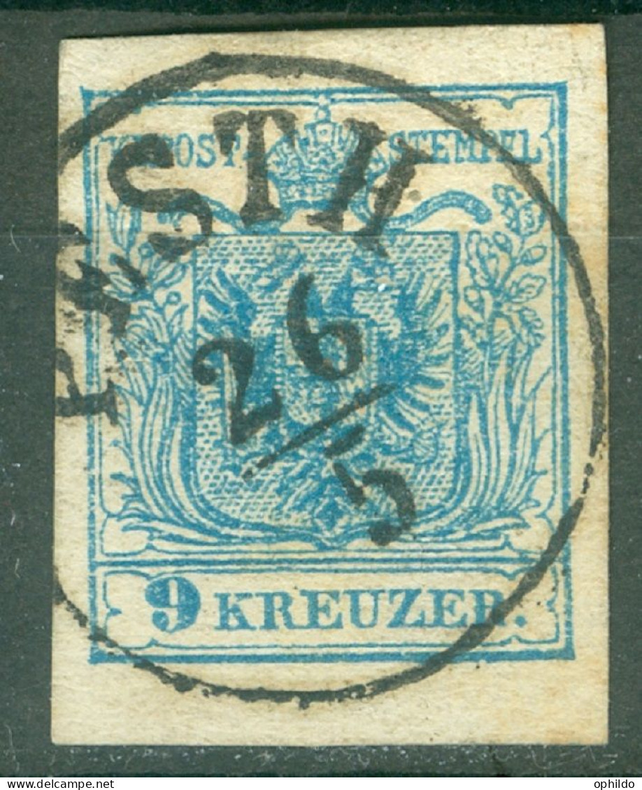 Autriche  Yv 5 B  Ou  Mi 5 Y Ob TB  Obli Pesth  - Used Stamps