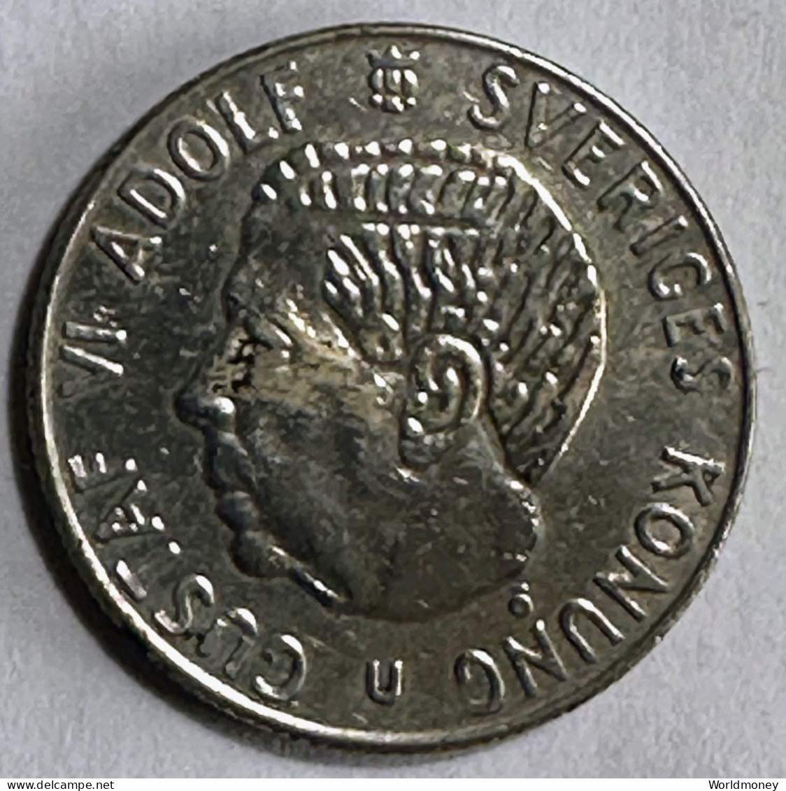 Sweden 1 Krona 1962  (Silver) - Suède
