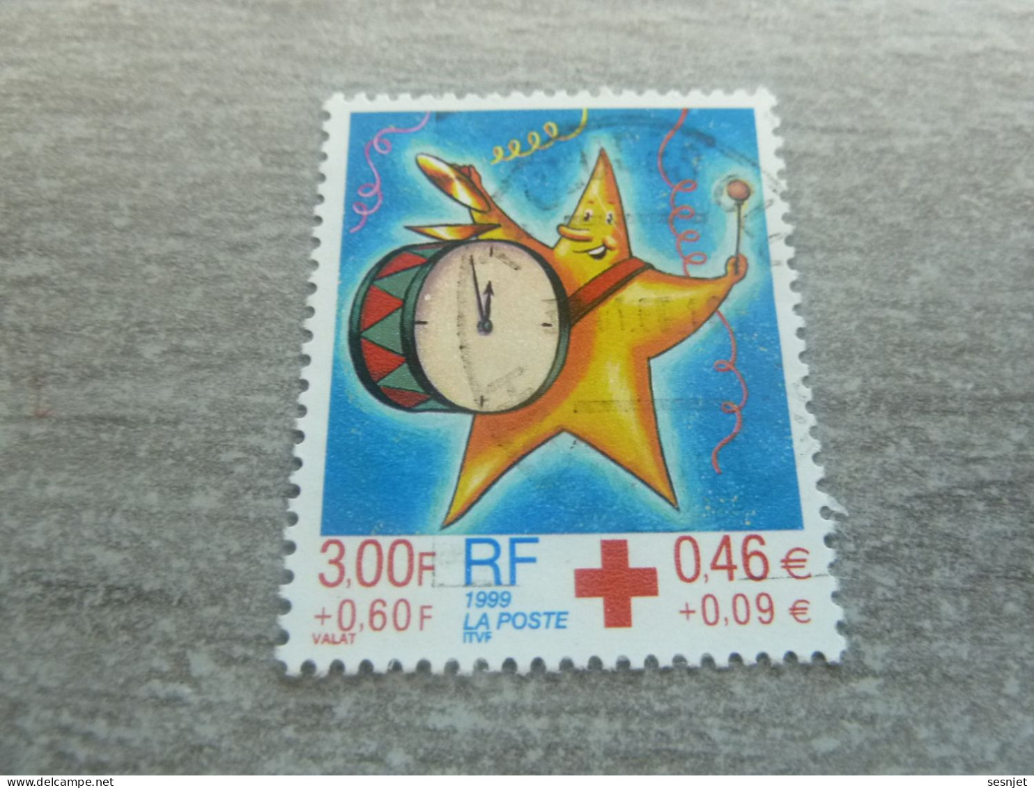 Croix-Rouge - Fêtes De Fin D'Année - 3f.+0.60c. (0.46+0.09 €) - Yt 3288 - Multicolore - Oblitéré - Année 1999 - - Rode Kruis