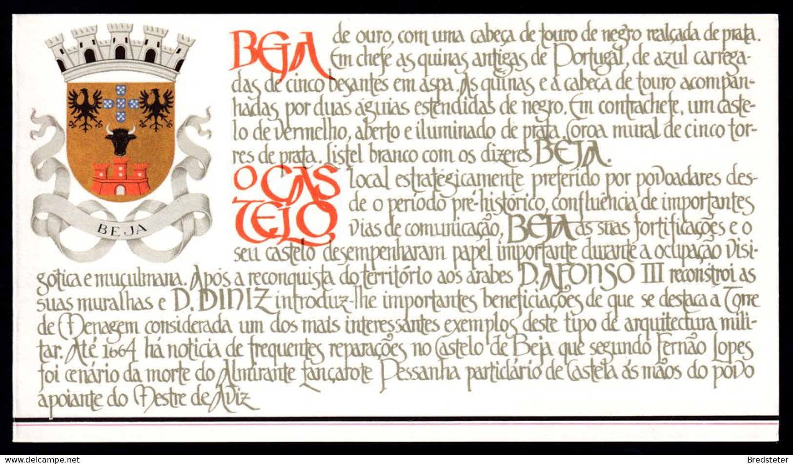 PORTUGAL - Markenheftchen , Booklet , Michel:  Burgen 2 - Postzegelboekjes