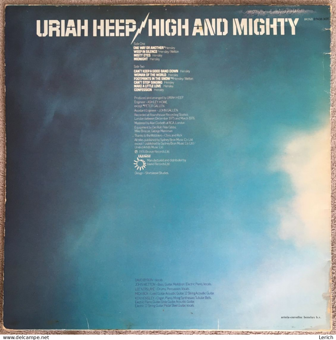Uriah Heep – High And Mighty - Hard Rock En Metal