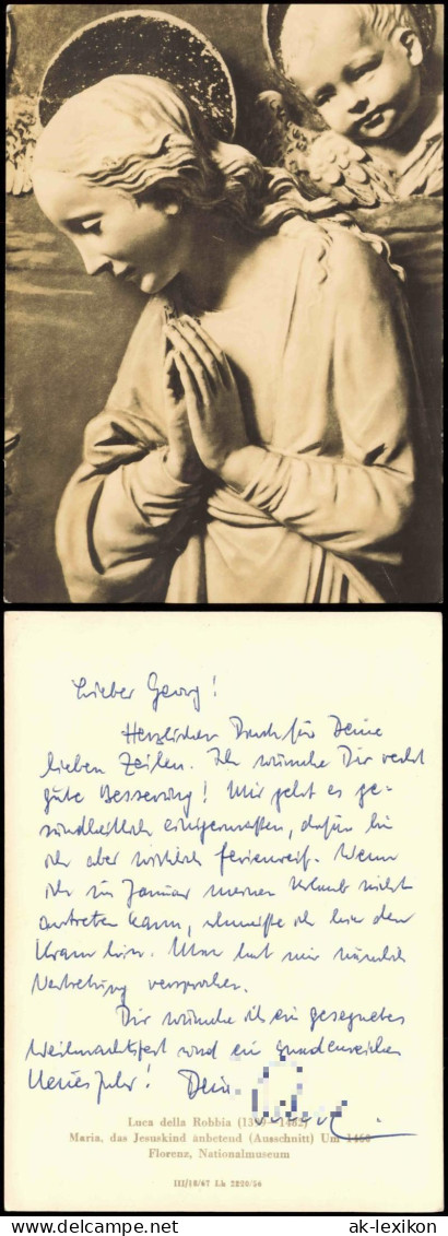 Maria, Das Jesuskind Anbetend (Ausschnitt) Um 1460 Florenz, Nationalmuseum 1956 - Otros & Sin Clasificación