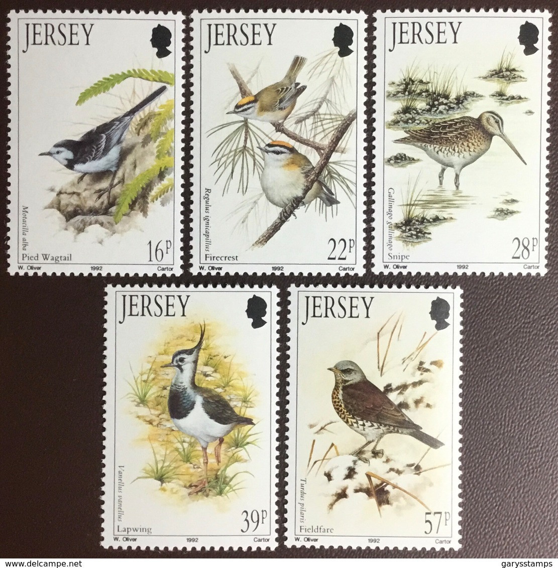 Jersey 1992 Winter Birds MNH - Other & Unclassified