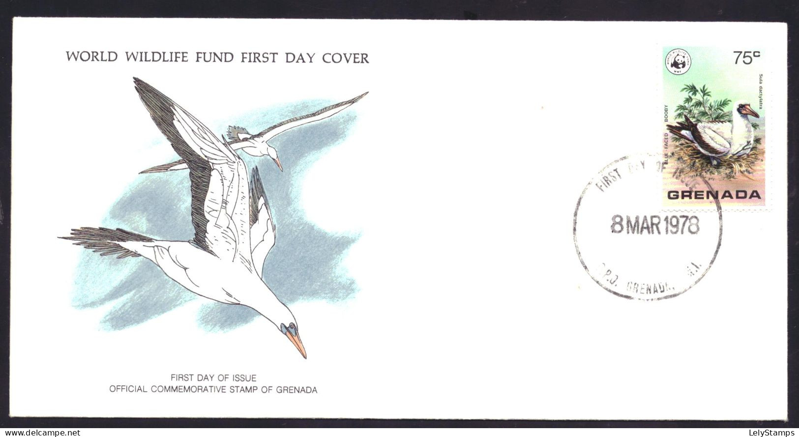 Grenada 885 FDC Birds Nature Animals WNF WWF (1978) - Grenada (1974-...)