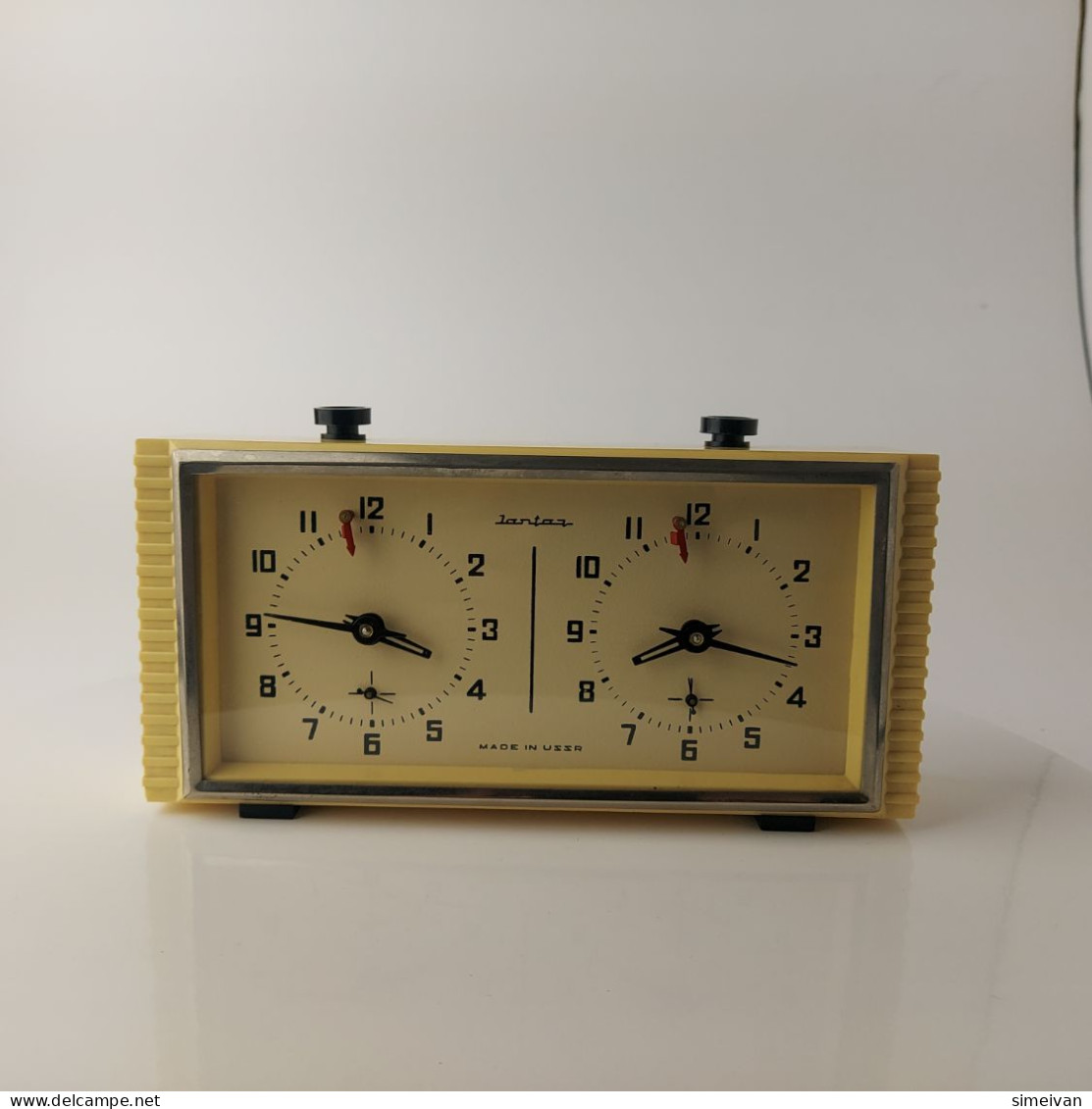 Chess Clock Jantar Vintage Soviet Tournament Mechanical Timer Yantar USSR  #5559 - Wanduhren