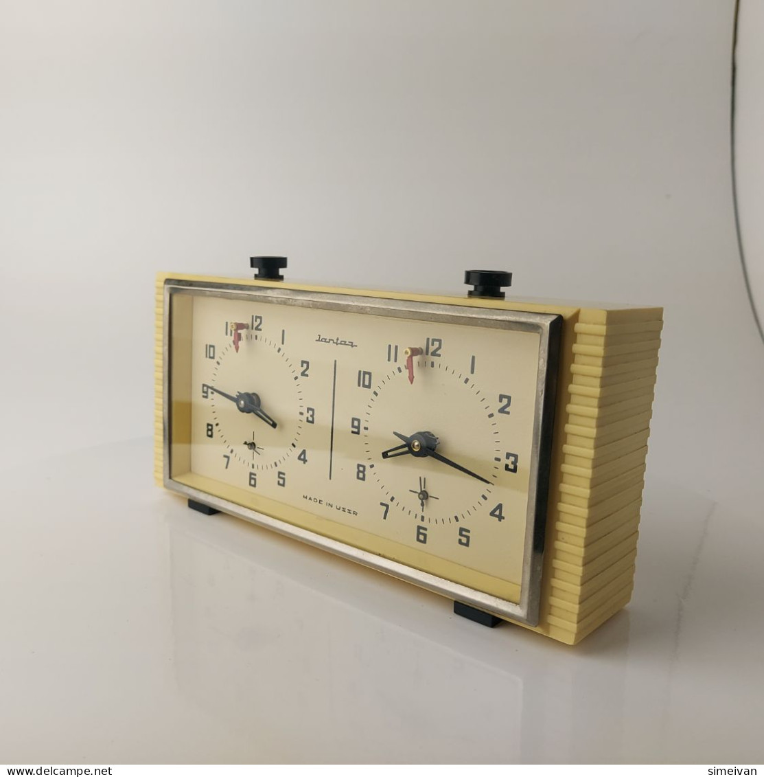 Chess Clock Jantar Vintage Soviet Tournament Mechanical Timer Yantar USSR  #5559 - Wanduhren