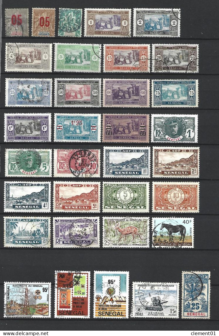 Collection Sénégal - Used Stamps