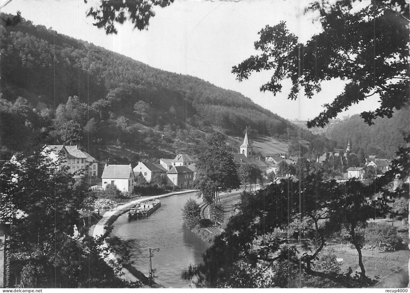 57 LUTZELBOURG  Vue Générale Péniche   Cpsm Gf 2 Scans - Sonstige & Ohne Zuordnung