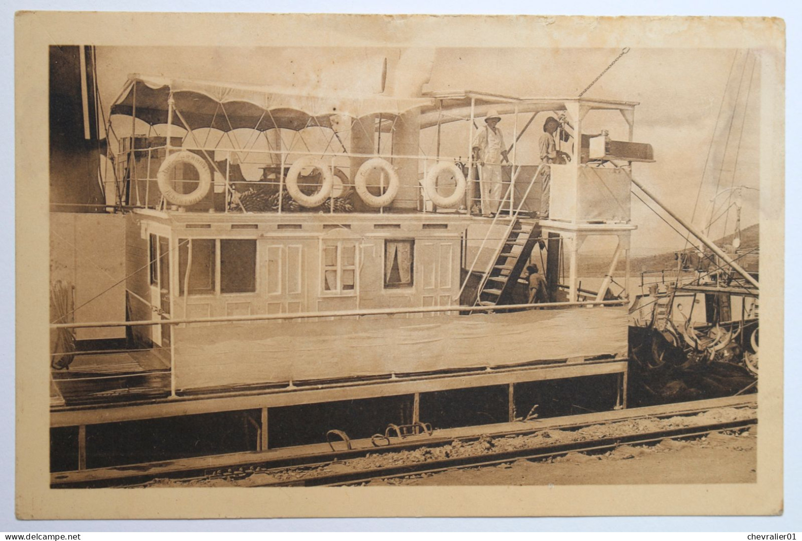 CPA-afrique-congo Belge_17_steamer De La Compagnie Des Grands Lacs - Congo Belge