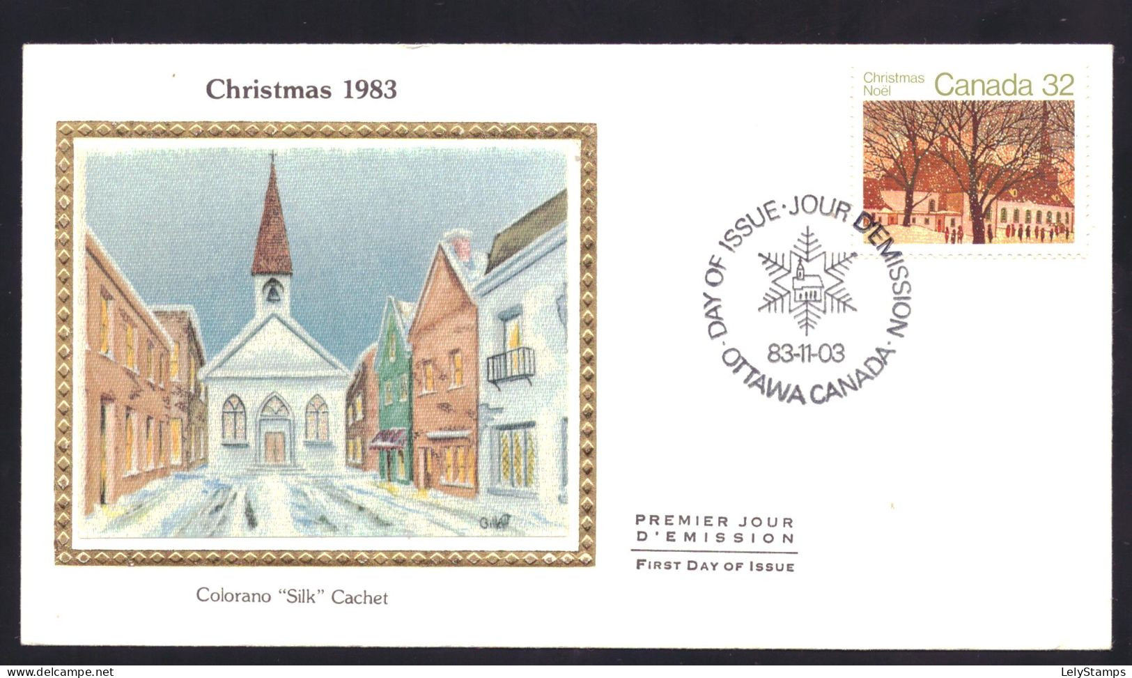 Canada 898 FDC Christmas (1983) - 1981-1990