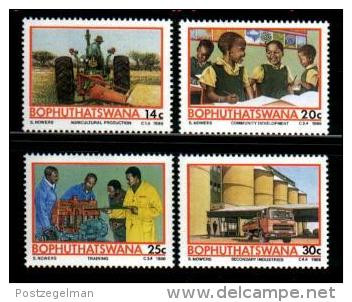 BOPHUTHATSWANA, 1986, MNH Stamp(s), Temisano Project, Nr(s)  173-176 - Bophuthatswana