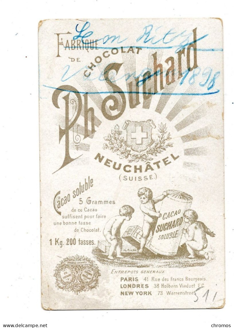 Chromo Chocolat Suchard S 51 / I, Chanson - Suchard