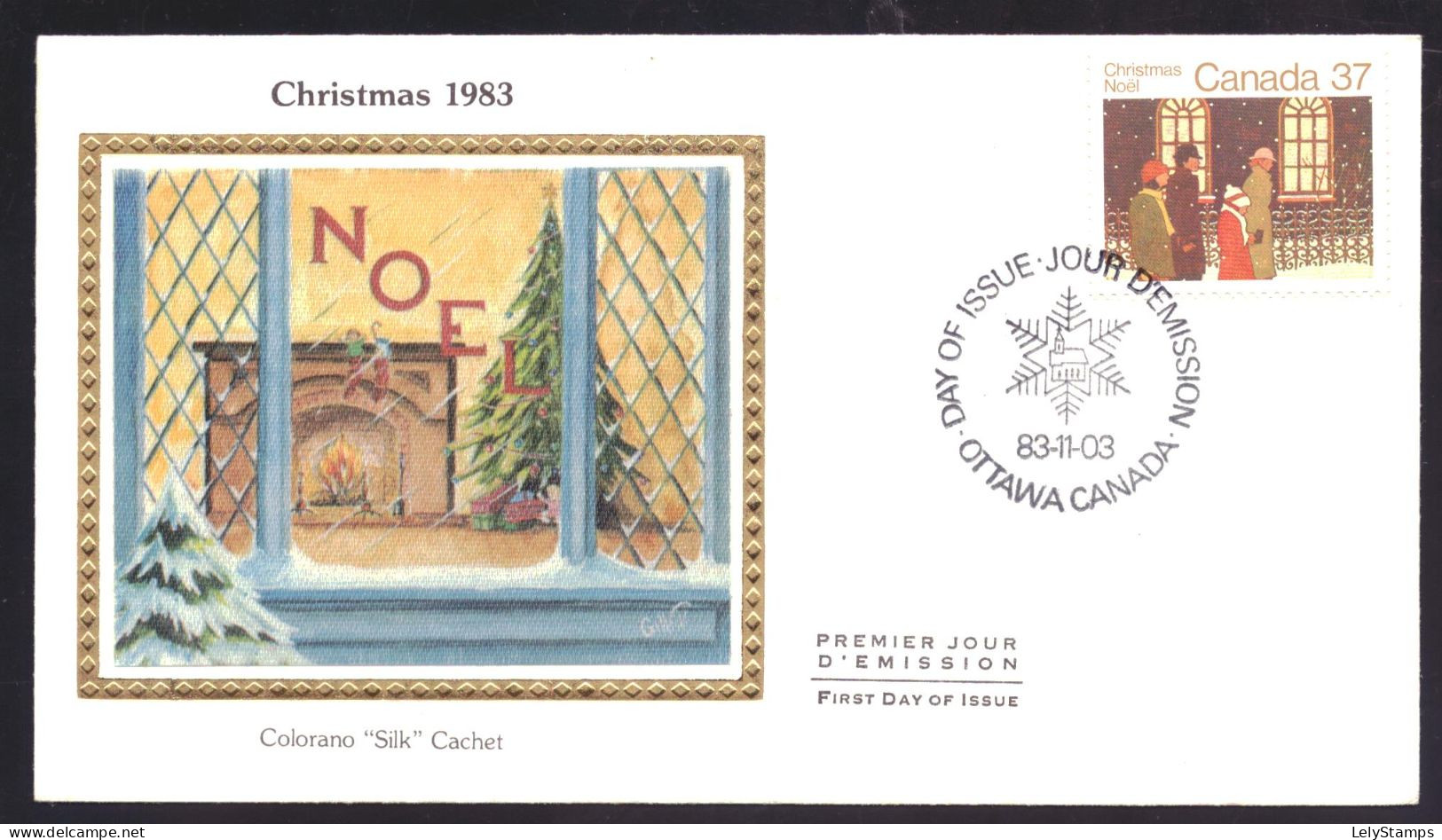 Canada 899 FDC Christmas (1983) - 1981-1990