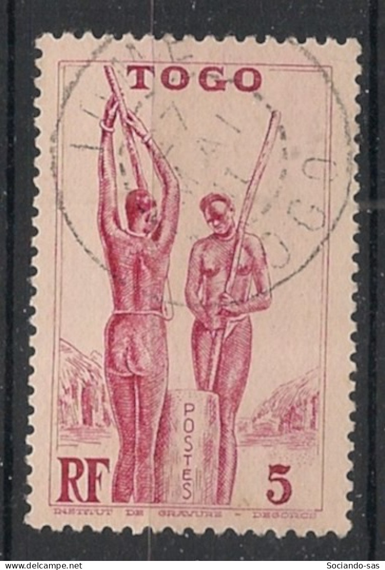 TOGO - 1941 - N°YT. 185 - Pilage Du Mil 5c - Oblitéré / Used - Used Stamps