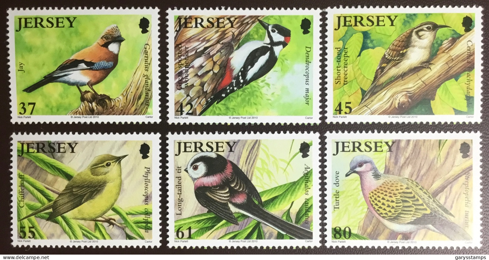 Jersey 2010 Woodland Birds MNH - Other & Unclassified