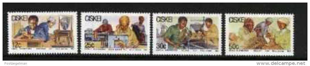 CISKEI, 1985, MNH Stamp(s), Small Industries,  Nr(s). 79-82 - Ciskei