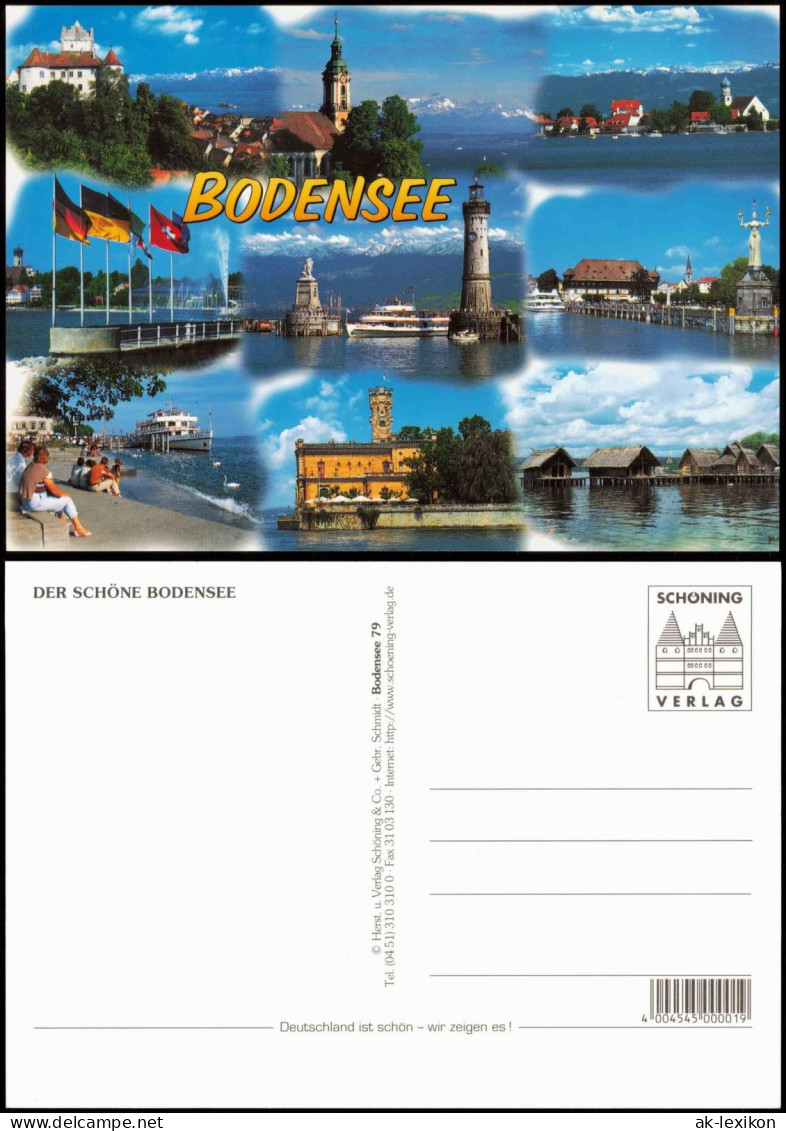 Ansichtskarte  Mehrbildkarte DER SCHÖNE BODENSEE 2000 - Unclassified