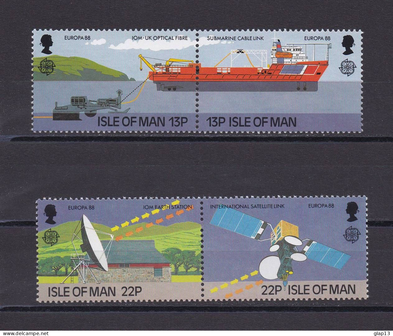 ILE DE MAN 1988 TIMBRE N°367/70 NEUF** EUROPA - Isle Of Man