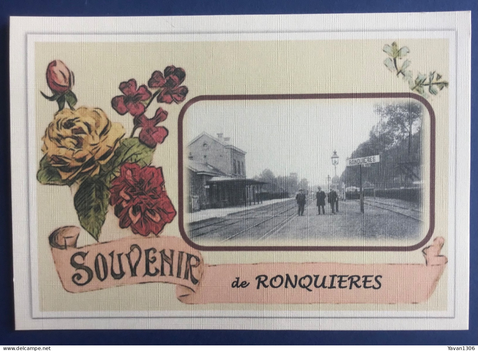 Ronquieres : Souvenir  ( La Gare ) - Braine-le-Comte