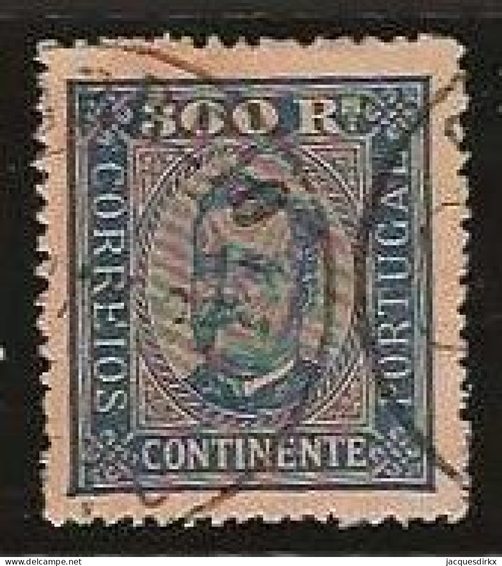 Portugal     .  Y&T      .   77  (2 Scans)     .   O      .     Cancelled - Used Stamps