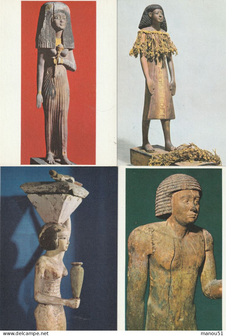 ARTS - Antiquités Egyptiennes - Lot De 8 CP - Antiquité
