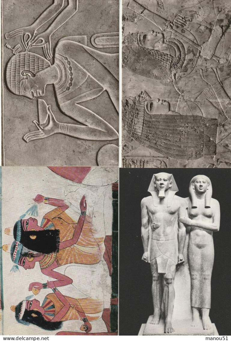 ARTS - Antiquités Egyptiennes - Lot De 8 CP - Antiek