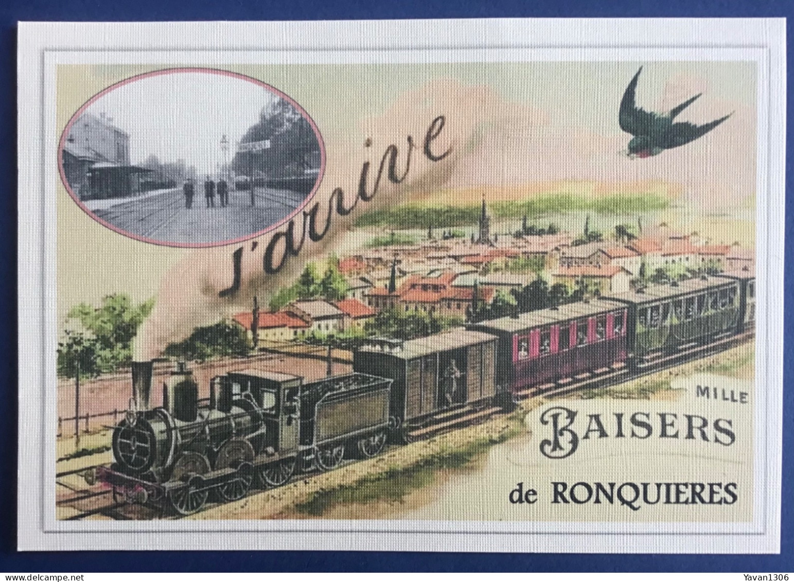 Ronquieres : J’arrive Mille Baisers De Ronquieres ( La Gare ) - Braine-le-Comte